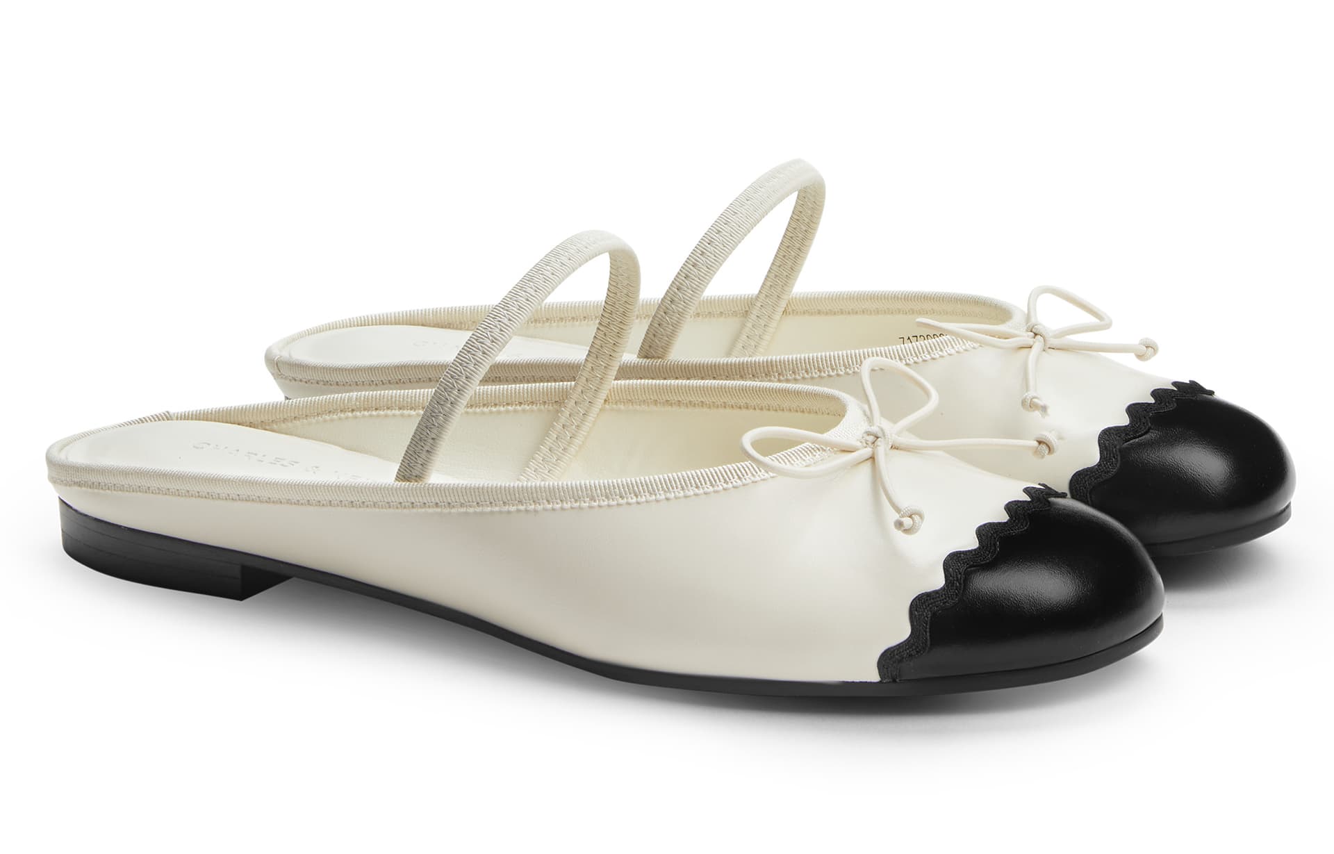 Сандалии CHARLESKEITH ck 1.2cm CreamBlack - изображение 2