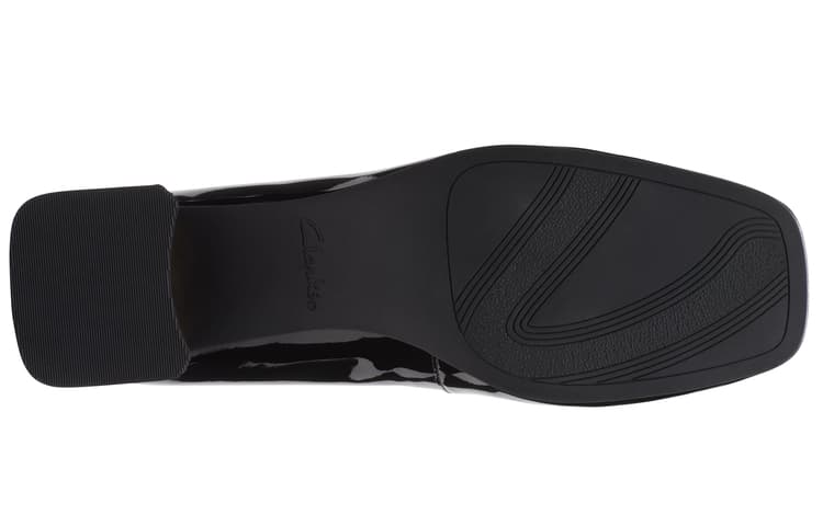 Туфли Clarks Nia Collection Натуральная коровья кожа грубый каблук высокий каблук 4,5 см женский черный - изображение 5