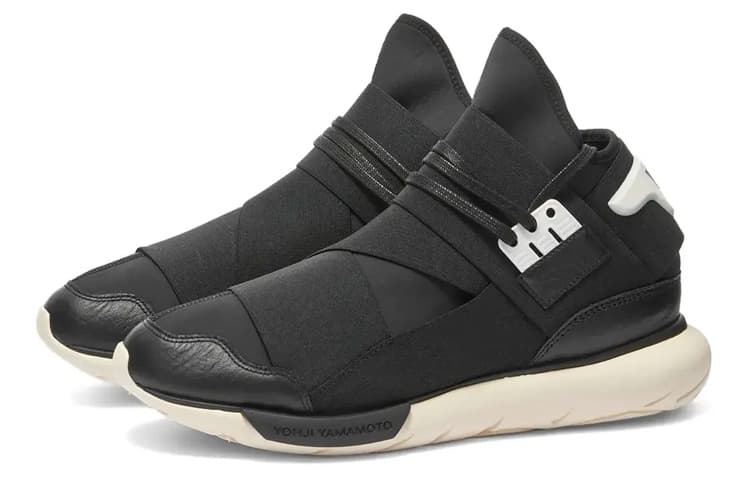 Кроссовки Y-3 Qasa High Black White - изображение 2
