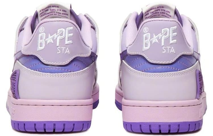 Кроссовки A BATHING APE SK8 STA Purple Gradient - изображение 4