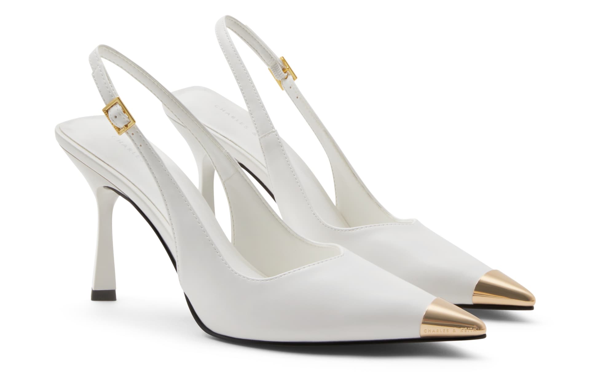Туфли CHARLES&KEITH Вечерние туфли на высоком узком каблуке 9,1 см с заостренным носком - изображение 2