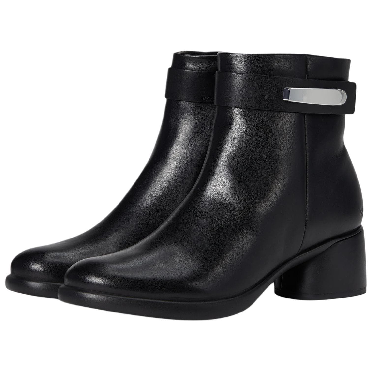 Сапоги Ecco Sculpted Luxery 35 Кожа Ботильоны 3,5см Женские Черные - изображение 3