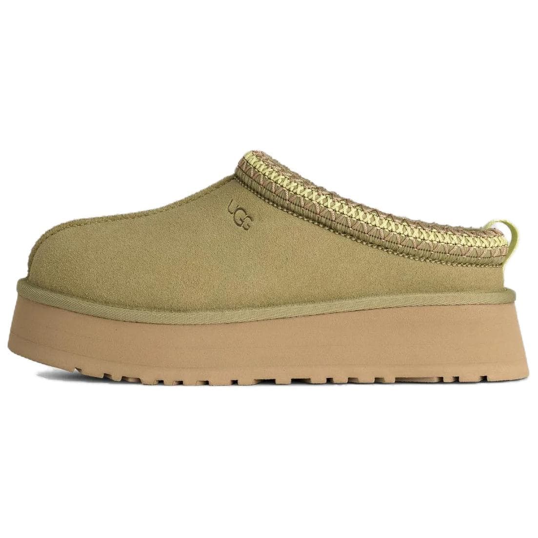 Сандалии UGG Tazz II Минималистичный Удобный С флисовой подкладкой Мюли Домашние тапочки Женские Зеленый - изображение 1