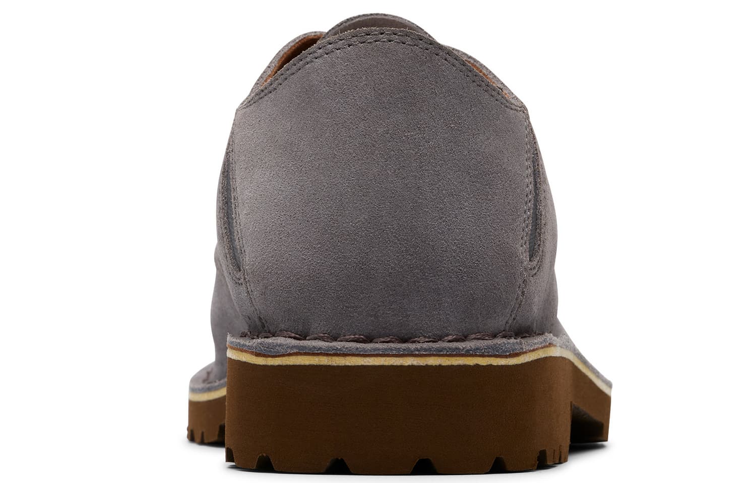 Clarks Спилок Коровья Кожа Повседневная Обувь Мужская Серого Цвета - изображение 4