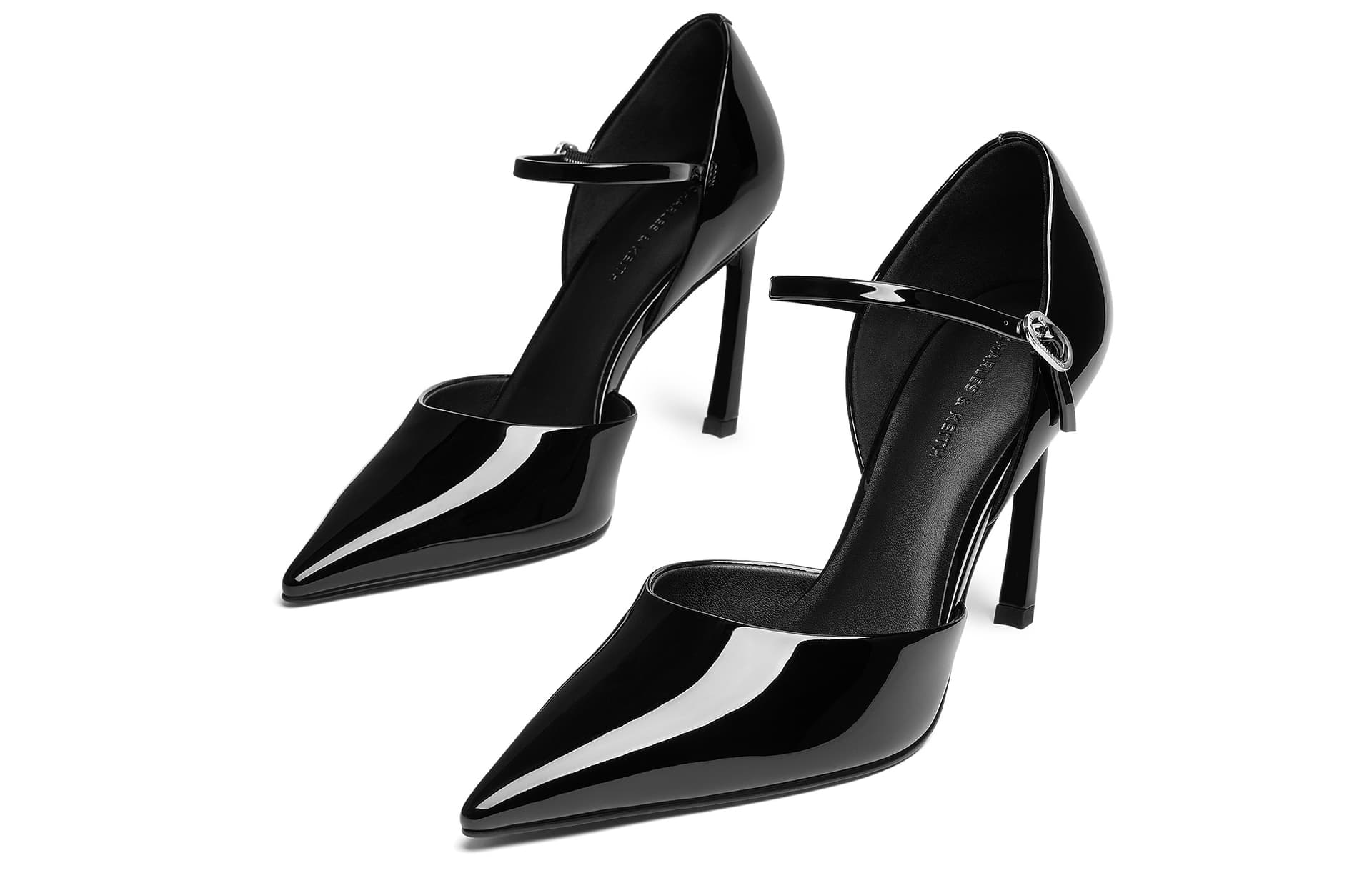 Туфли CHARLES KEITH Маленький CK PU (полиуретан) Узкий каблук Высокие каблуки 9 см Женские - изображение 3