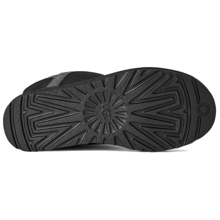 Ботинки зимние ugg Classic Novelty Спилок коровья Короткий MID Голень Сноубутсы Женские Черный - изображение 7