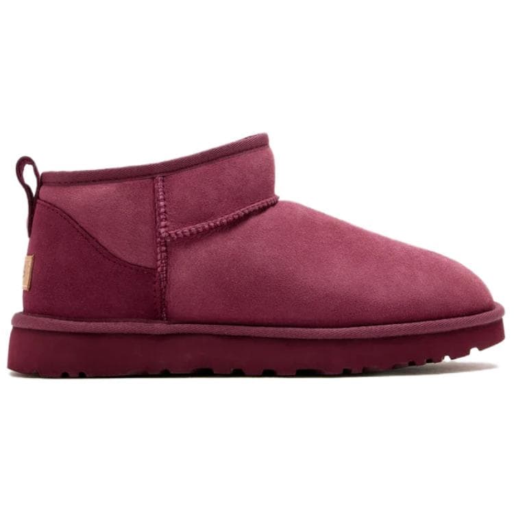 Ботинки зимние UGG CLASSIC ULTRA MINI Зимние ботинки для ног до щиколотки женские фуксия - изображение 3