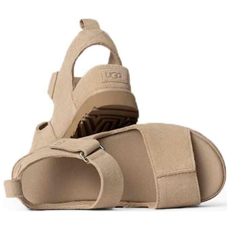 Шлёпанцы UGG Goldenstar Hi one Шнурованные Сандалии Женские Песочный - изображение 3
