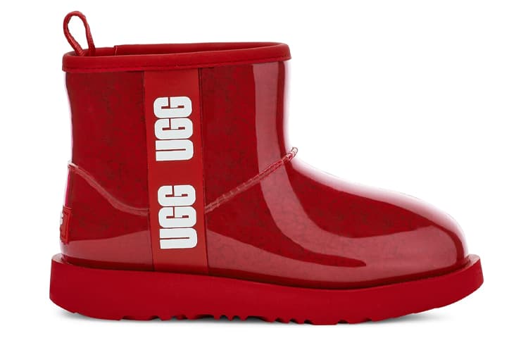 Ботинки зимние UGG Classic Clear Mini Samba Red - изображение 2