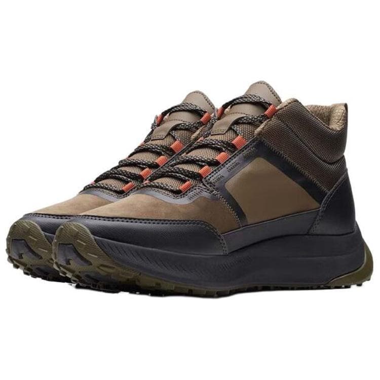 Кроссовки Clarks Городская Коллекция Отдыха на открытом воздухе MID Повседневная Обувь Мужская Оливково-Зеленая - изображение 3