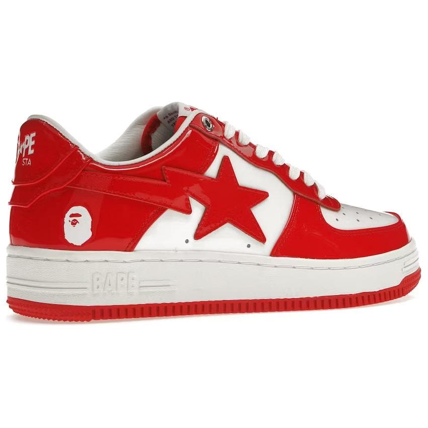 Кроссовки A BATHING APE STA Low Red White - изображение 3