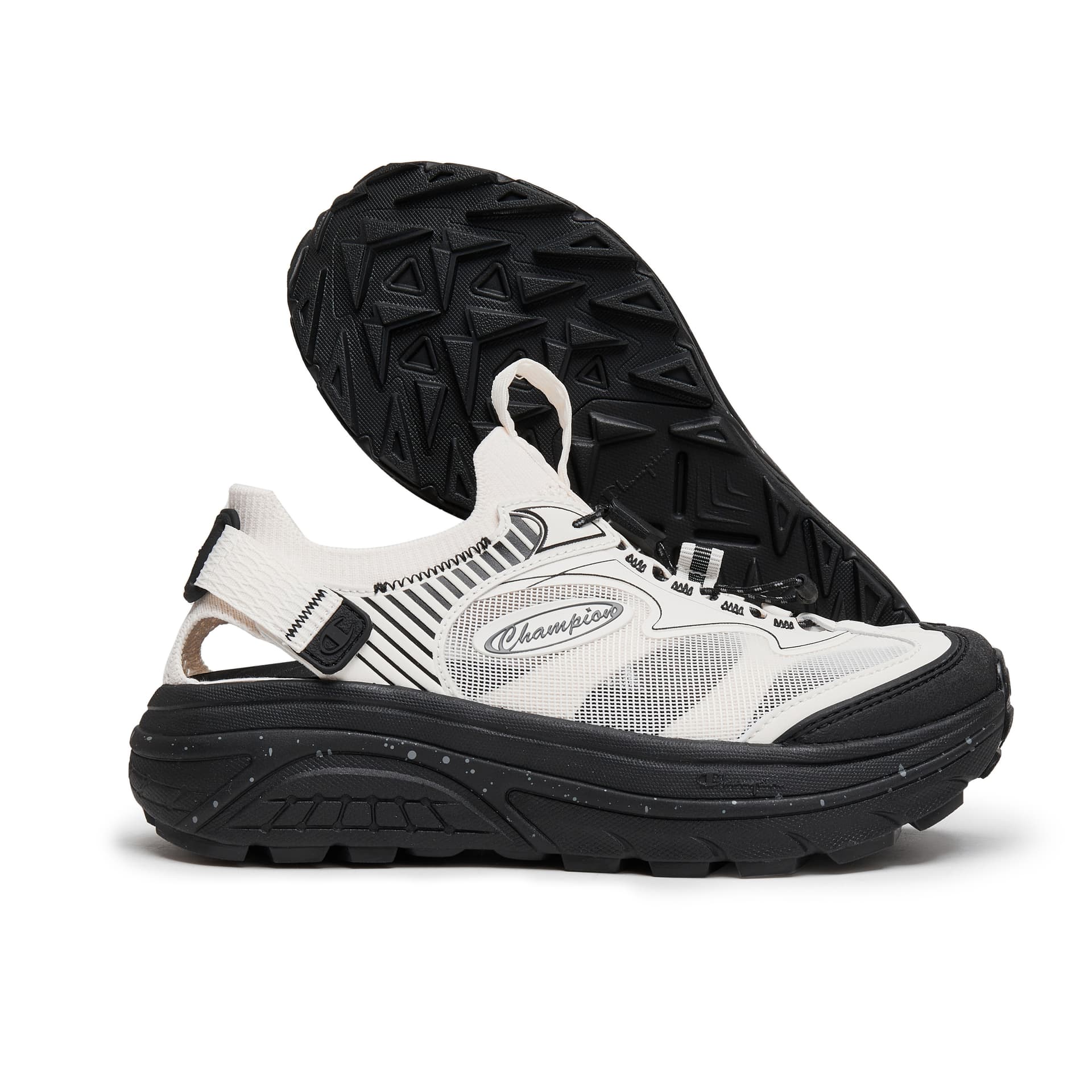 Кроссовки Champion Balance Low Top Повседневная обувь Женская Молочно-белый Черный - изображение 4
