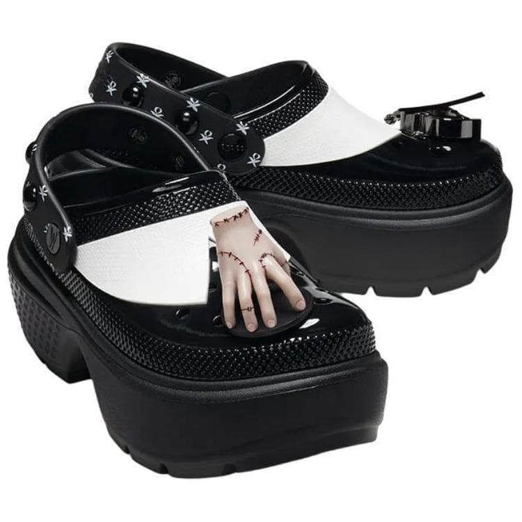 Сабо Crocs x Wednesday Stomp Sabo Женские Черные - изображение 4