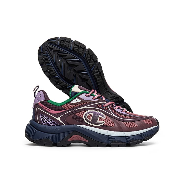Кроссовки для бега Champion Support Low Top Беговые кроссовки Женские Минеральные ноты Красный Морской синий - изображение 2