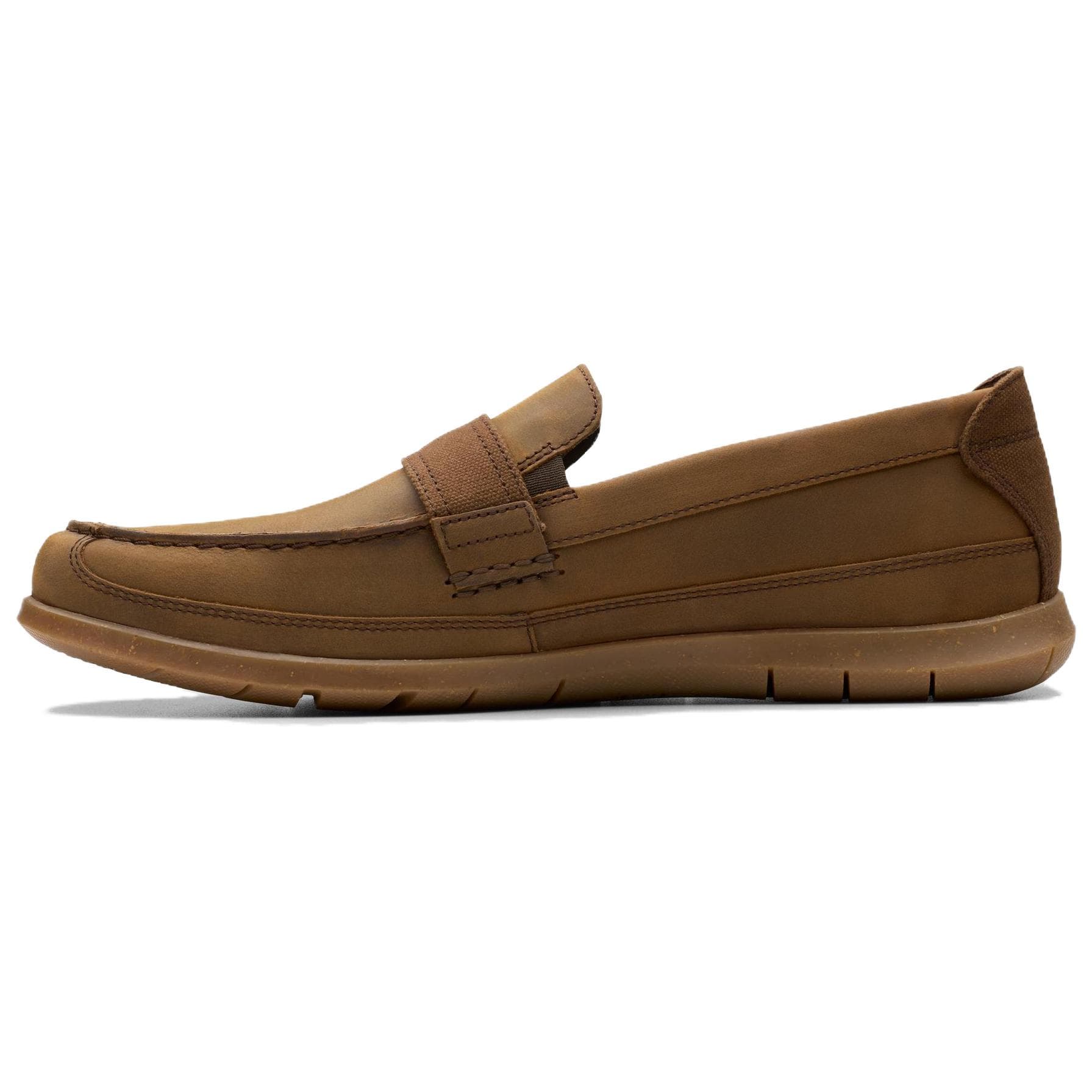 Лоферы Clarks Flexway Полоска Beeswa Кожа Лоферы Мужские Коричневые - изображение 2