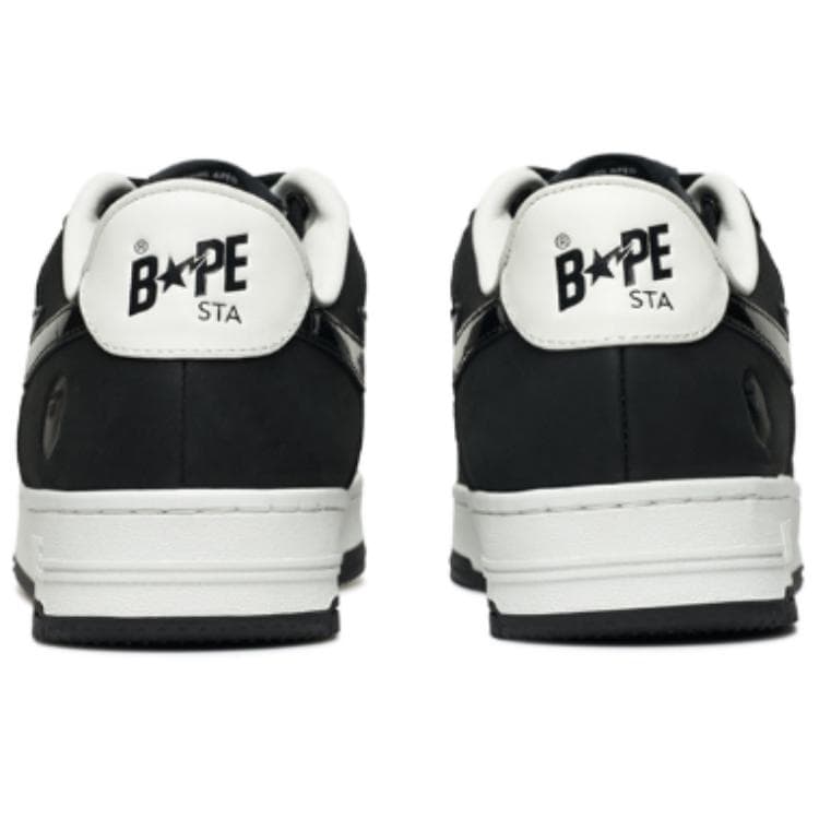 Кроссовки A BATHING APE STA Устойчивая к истиранию Легкая Низкая Обувь для Скейтбординга Унисекс Черная - изображение 3