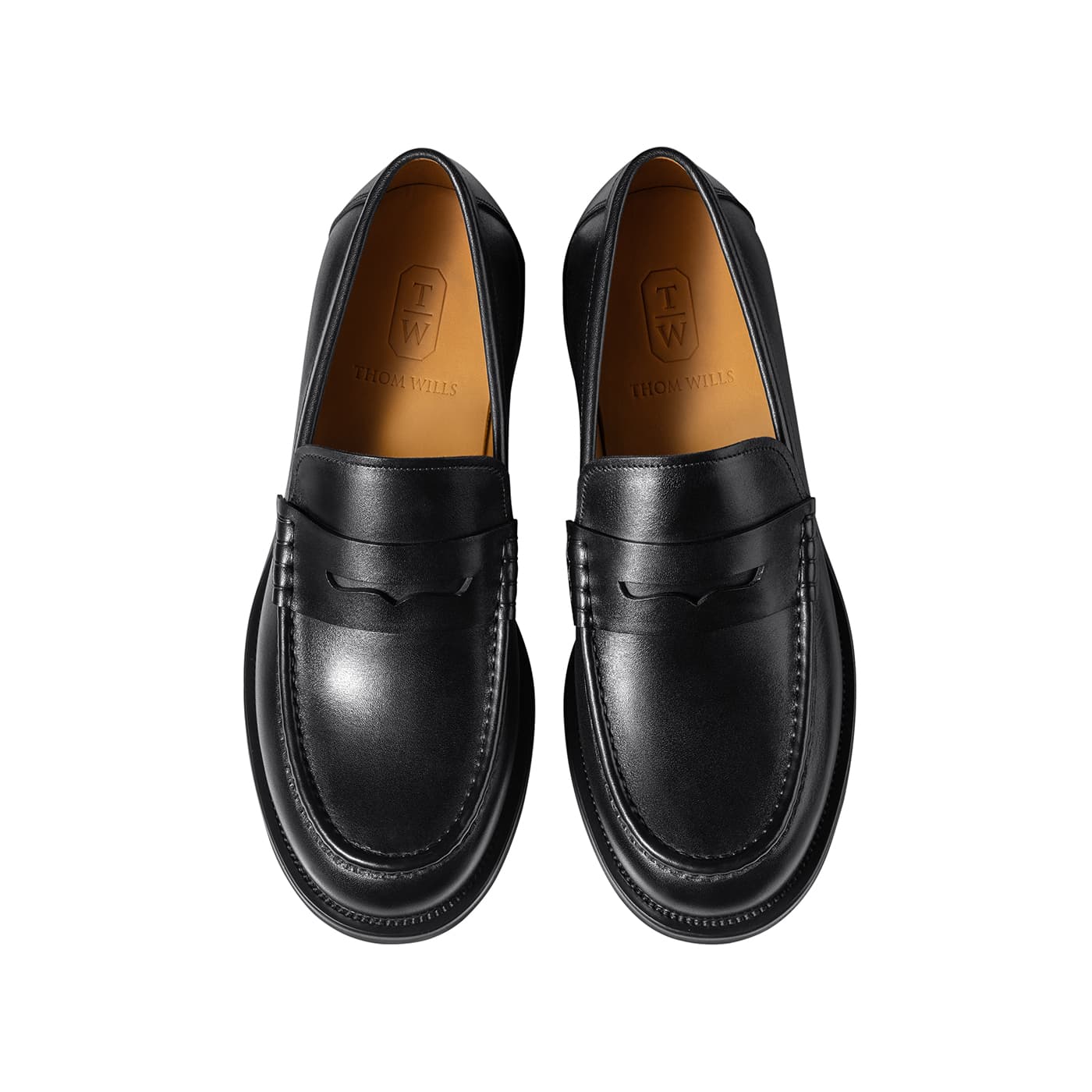 Ботинки THOM WILLS Бизнес-коммутация Универсальная Обувь Slip-ON Повседневная Мужская Черная - изображение 3