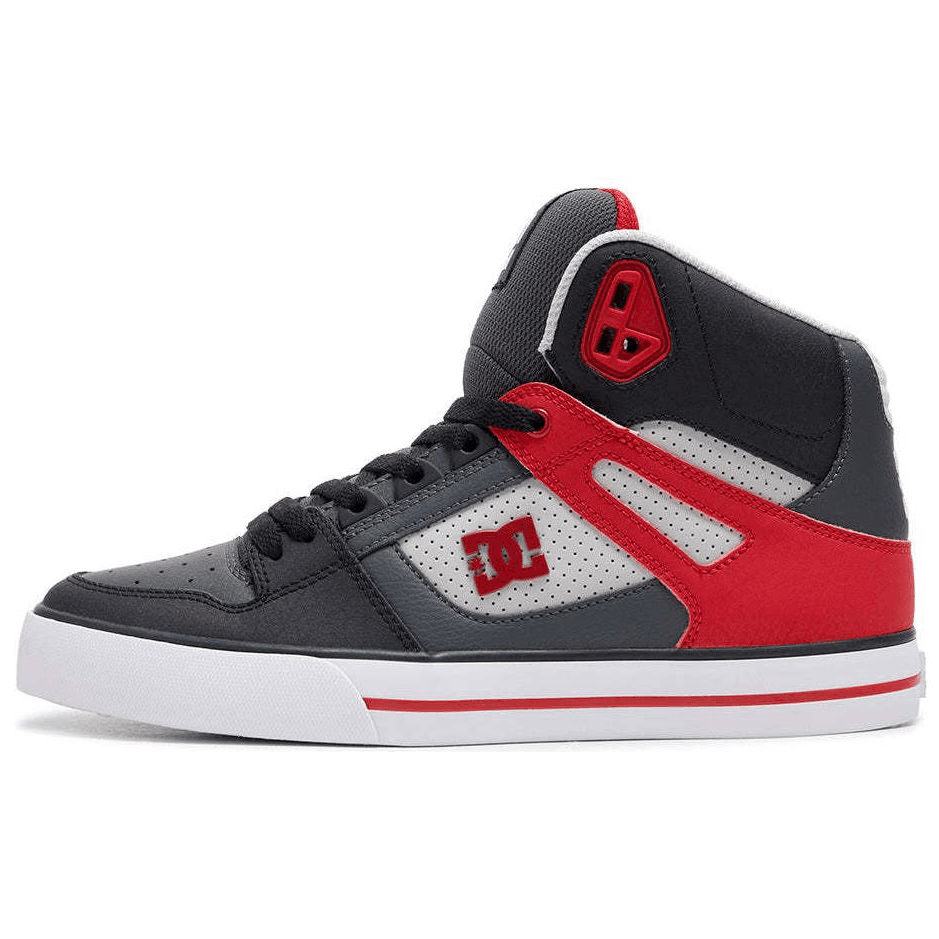 Кроссовки DCSHOES 100% кожа Стильные Скейтбординги Хай-топы Мужской Серый красный - изображение 1