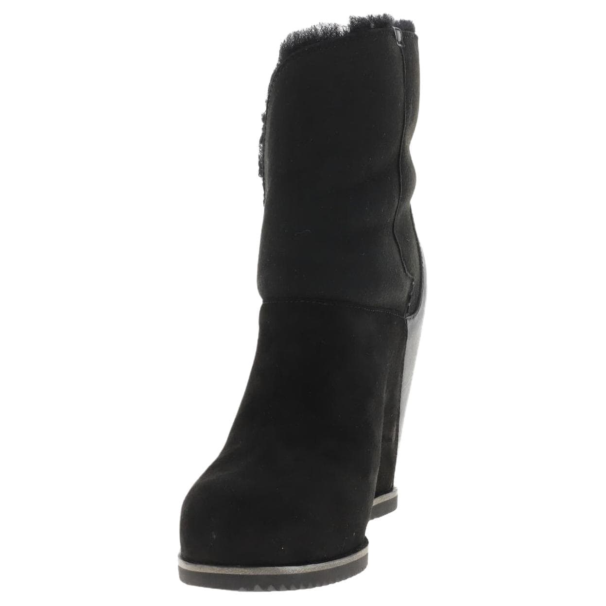 Сапоги UGG Australia Женские ботильоны из искусственной замши черные - изображение 5