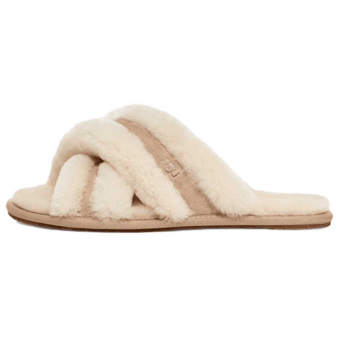 Сандалии UGG Scuffita противоскользящие устойчивые к истиранию шлепанцы женские экрю - изображение 1
