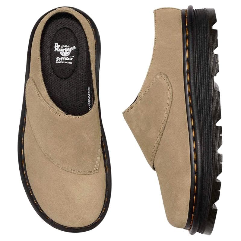 Сандалии Dr.Martens Устойчивые к истиранию Закрытые тапочки Унисекс Бежевые - изображение 5