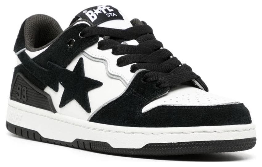 Кроссовки A BATHING APE SK8 STA Black White - изображение 4