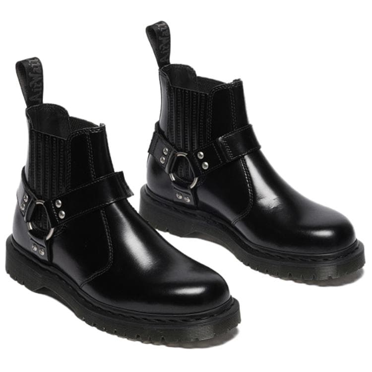 Ботинки челси Dr.Martens 2976 Коровья кожа Короткий Челси Унисекс Черный - изображение 2