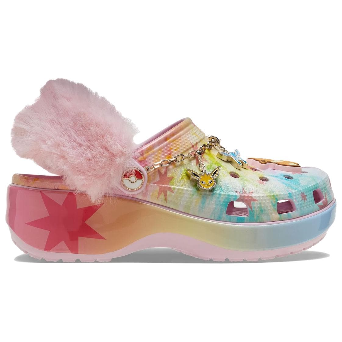 Сабо Crocs x Pokémon Eevee Sabo Резина Женские Многоцветные - изображение 2