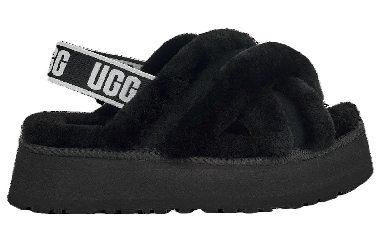 Шлёпанцы UGG Disco Slides Black - изображение 2