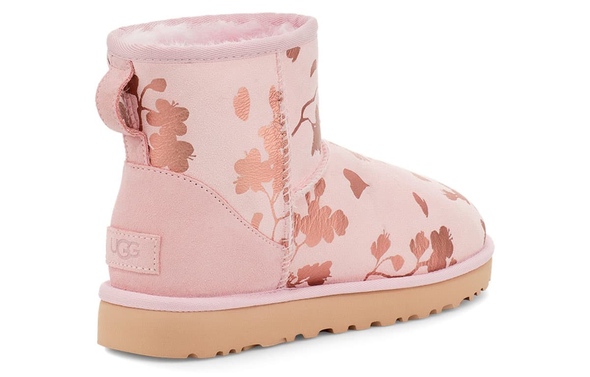 Ботинки зимние UGG Classic Mini Floral Foil - изображение 4