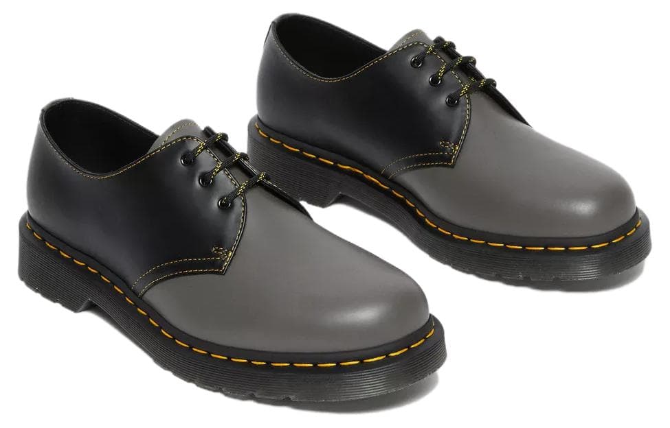 Ботинки Dr. Martens 1461 Smooth Grey Black - изображение 5