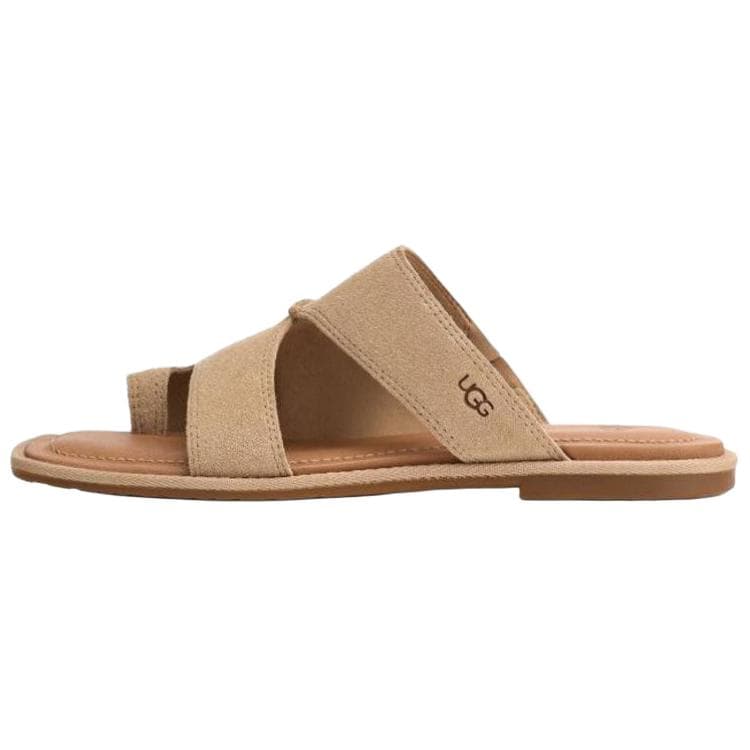 Сандалии UGG Износостойкие Шлепанцы Женские Бежевые - изображение 1