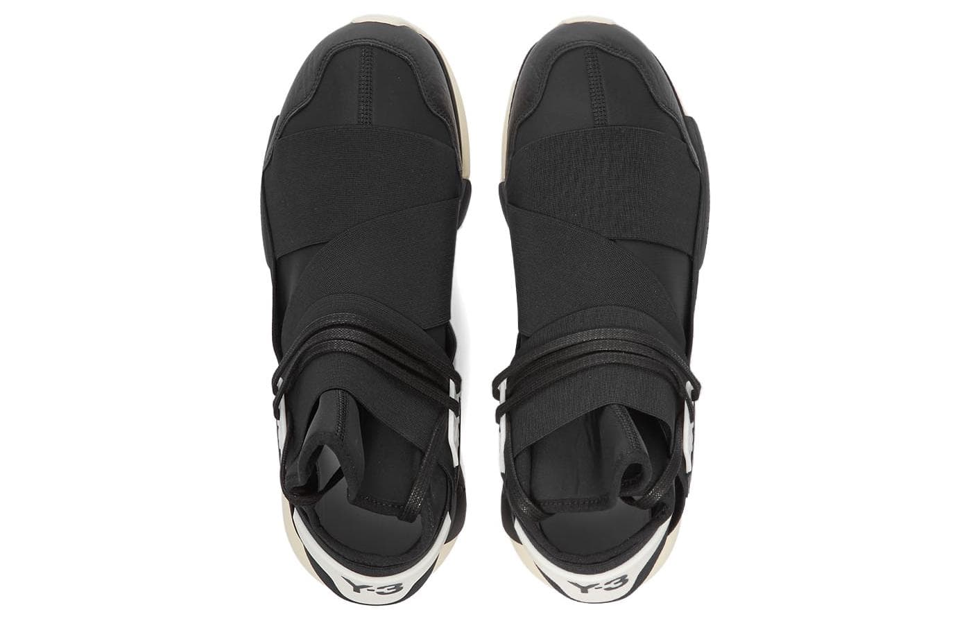 Кроссовки Y-3 Qasa High Black White - изображение 3