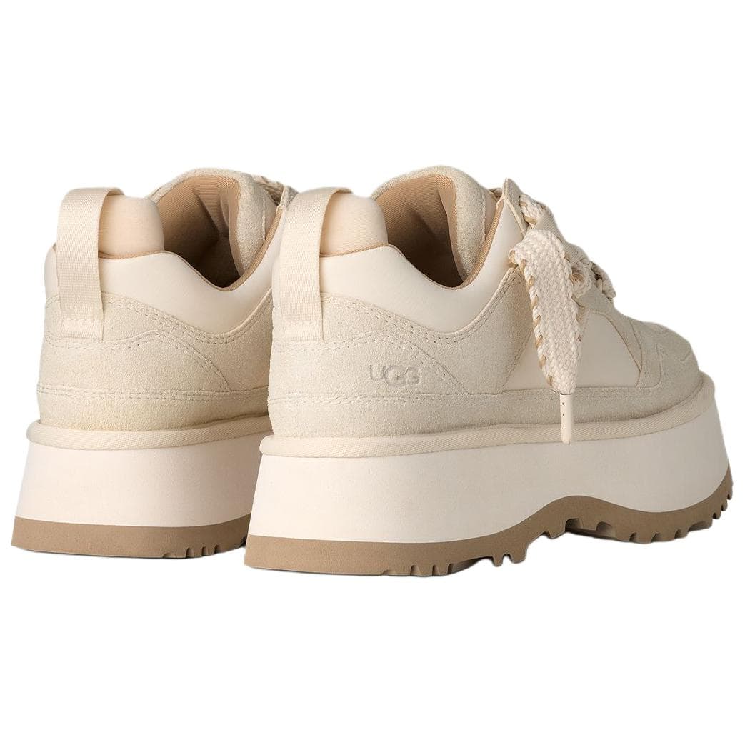 Кроссовки UGG Astromel Merlin Спилок Коровья Кожа Низкий Верх Повседневная Обувь Женская Белая - изображение 4