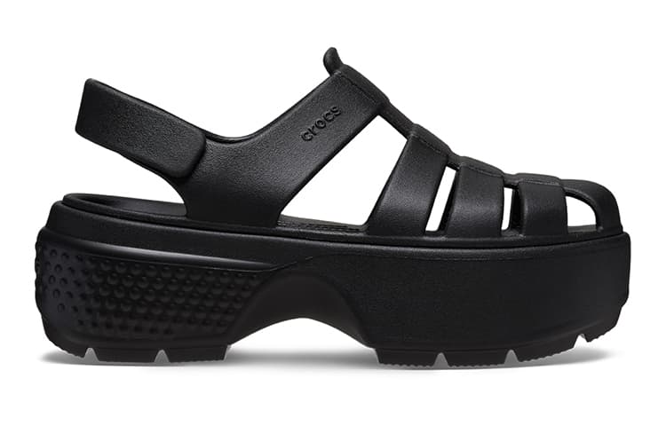 Сандалии с ремешком Crocs Пляжные сандалии черный женский - изображение 2