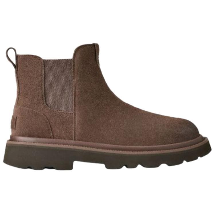 Ботинки челси UGG Hybrid Спилок Коровья Кожа Короткий Челси Мужской Темно-Коричневый - изображение 2