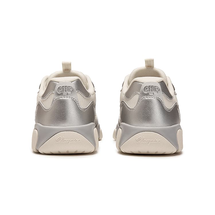Кроссовки Champion Low Top Crepe Sneakers Женские Серебряный Белый Молочно-Белый - изображение 4