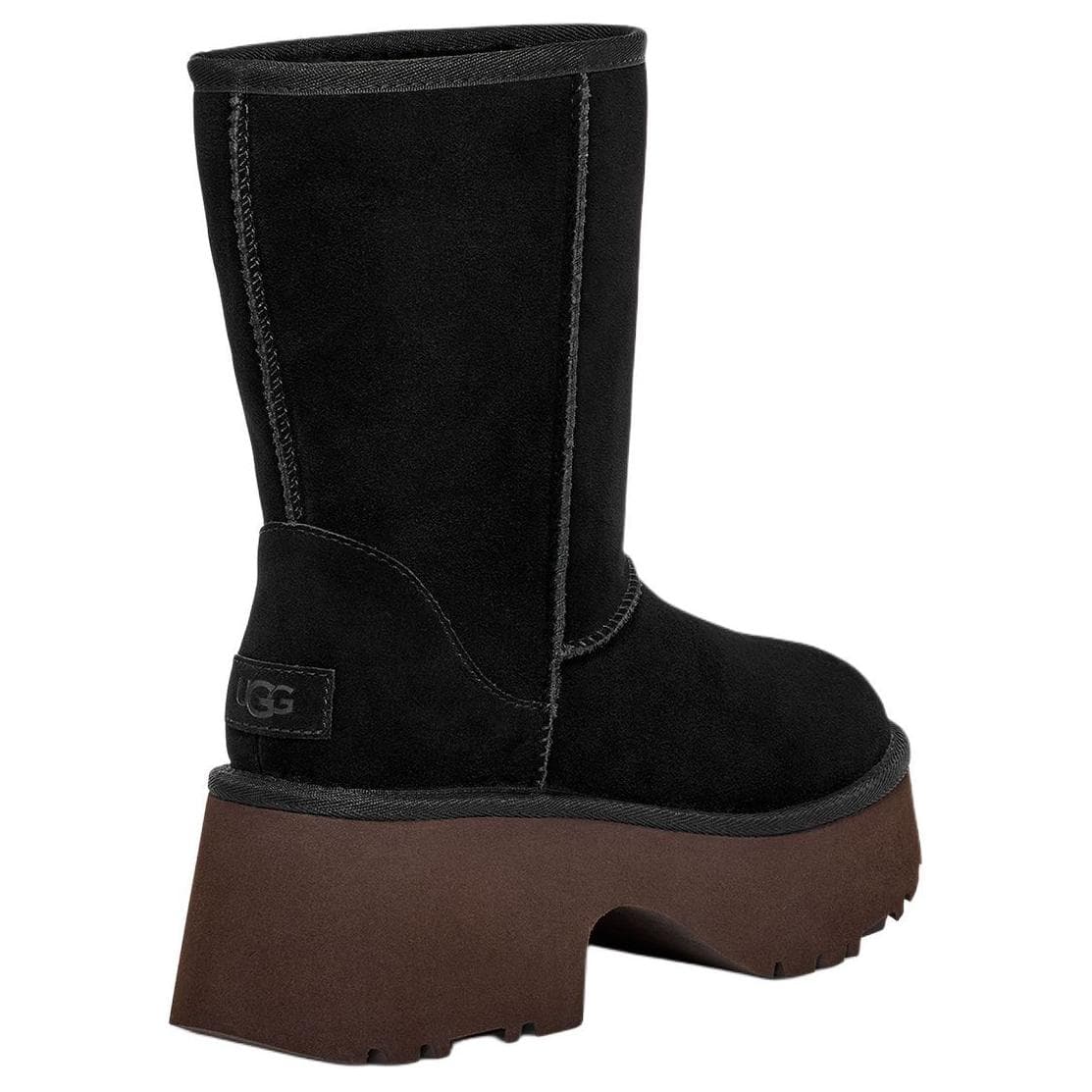 Сапоги UGG Спилок Коровья Кожа Универсальные Ботильоны Женские Черные - изображение 4