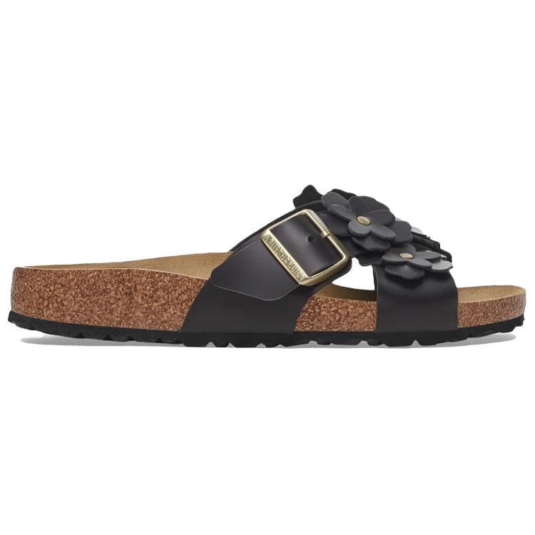 Сандалии Birkenstock Siena EVA Устойчивые к истиранию Шлепанцы Женские Черные Узкие - изображение 2