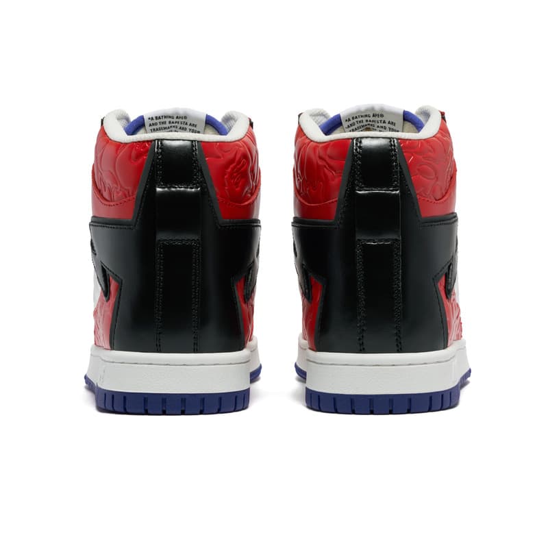 Кроссовки A BATHING APE BAPE STA 88 MID Кожа MID Скейтборд Обувь Женская - изображение 6