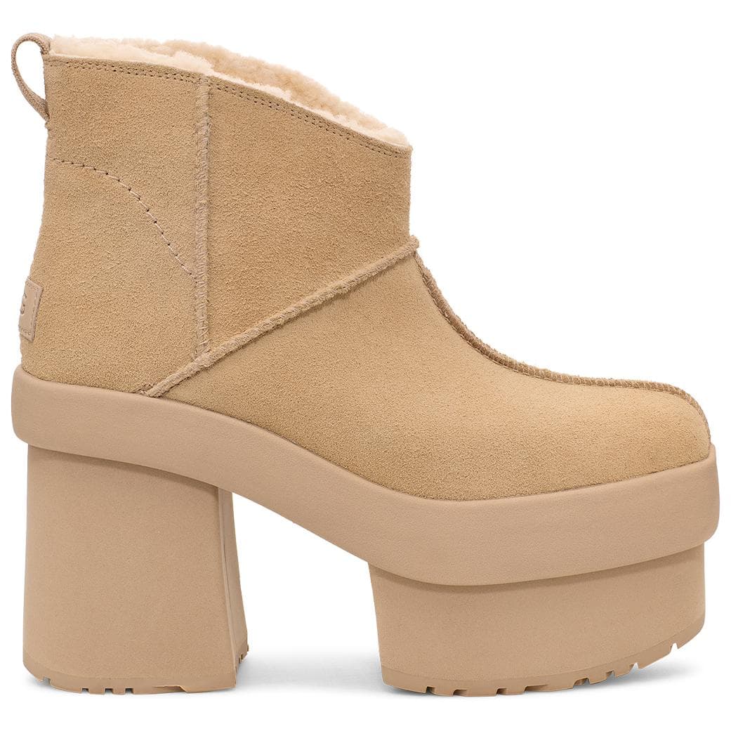 Сапоги UGG Корова Спилок Удобные Ботильоны Женские Горчичный - изображение 2