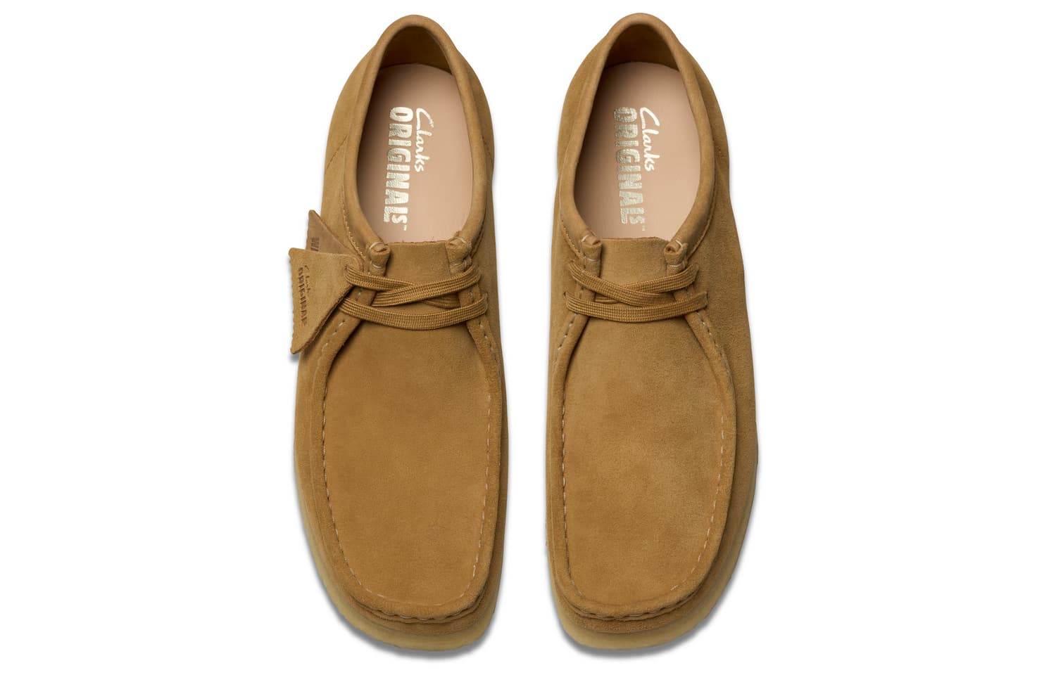 Ботинки Clarks Корова Спилок Повседневная Обувь Мужская Коричневая - изображение 3