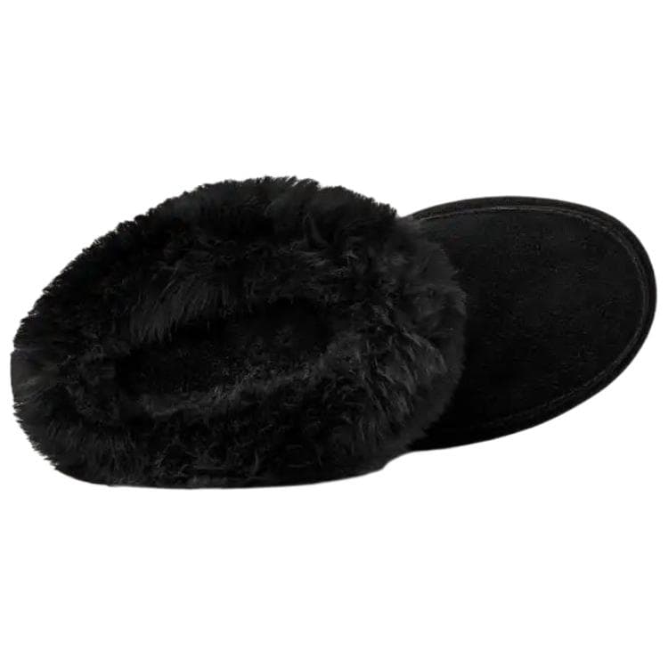Ботинки зимние UGG CLASSIC ULTRA MINI CHALET Искусственная замша Термический Короткий Снегобут Женские Черный - изображение 5