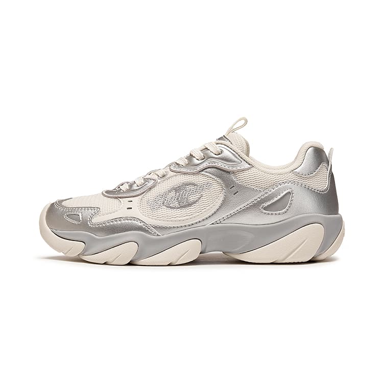 Кроссовки Champion Low Top Crepe Sneakers Женские Серебряный Белый Молочно-Белый - изображение 1