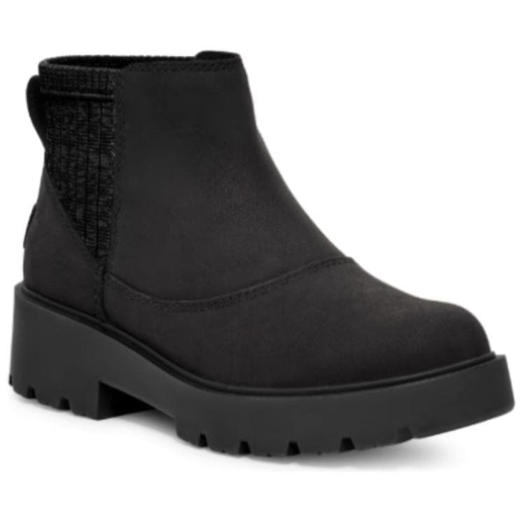 Ботинки челси UGG Коровья кожа Короткий Челси Женские Черный - изображение 2