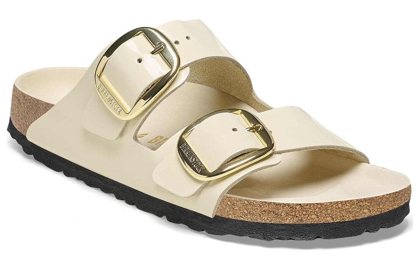 Сандалии Birkenstock Fashion Double Buckle Slide Sandals Narrow Beige - изображение 2