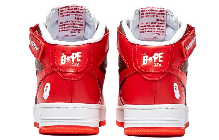 Кроссовки A BATHING APE STA MI Red - изображение 4