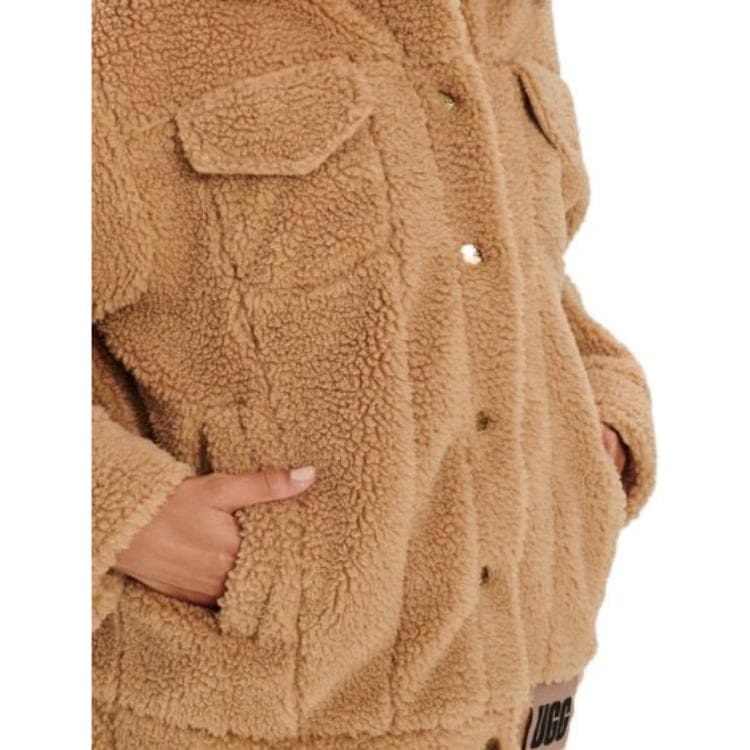 Куртка ugg Куртки Пальто Женские Светло-янтарный - изображение 5