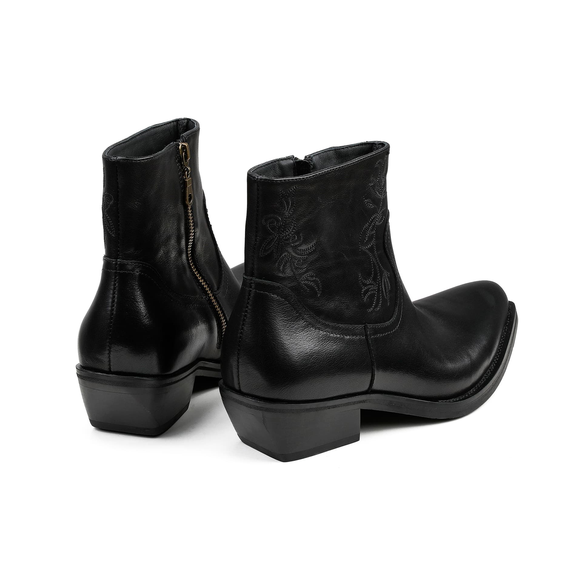 Ботинки челси HANQIAORIJI Heavyweight Collection Ткань из коровьей кожи Короткий Челси Унисекс - изображение 5
