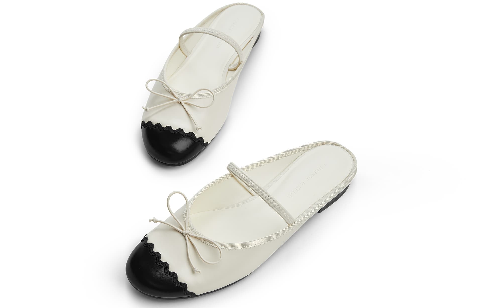Сандалии CHARLESKEITH ck 1.2cm CreamBlack - изображение 3